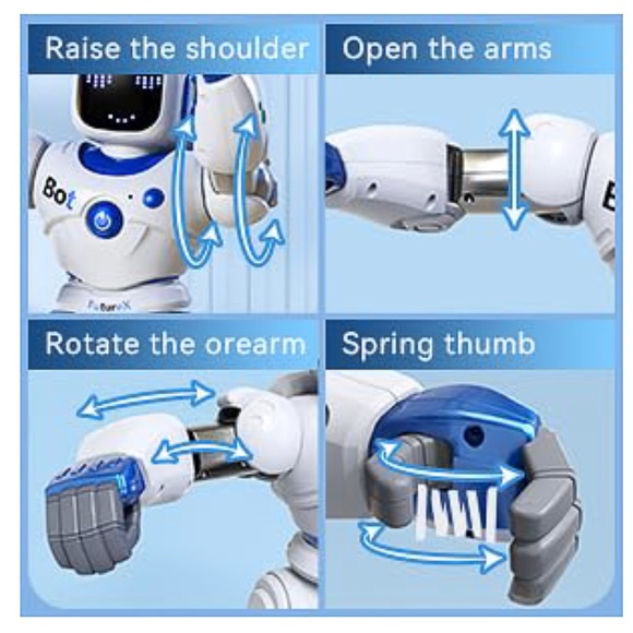 Ruko Smart Robot Kids Large Programmable Interactive RC Robot with Voice Control - Picture 14 of 17